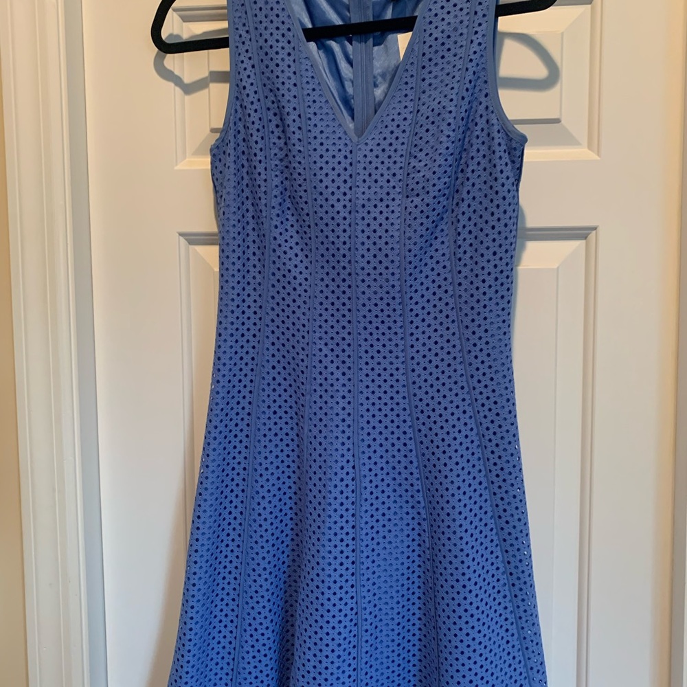 Blue Anne Taylor sleeveless dress